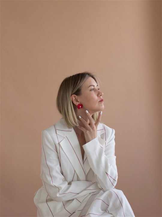 Серьги Minimalism Орхидеи-1