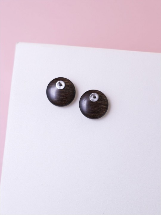 Серьги Wood circle 15-1