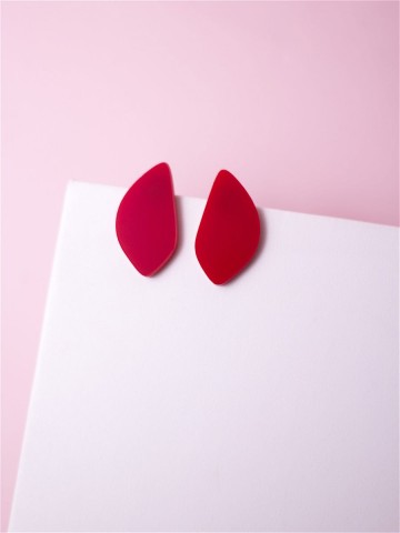 Серьги Minimalism Лепестки миндаля