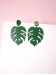 Серьги Minimalism Монстеры