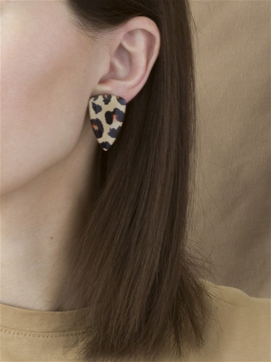 Серьги Animal fang-1