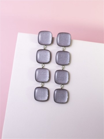 Серьги Wood squares 4 fly