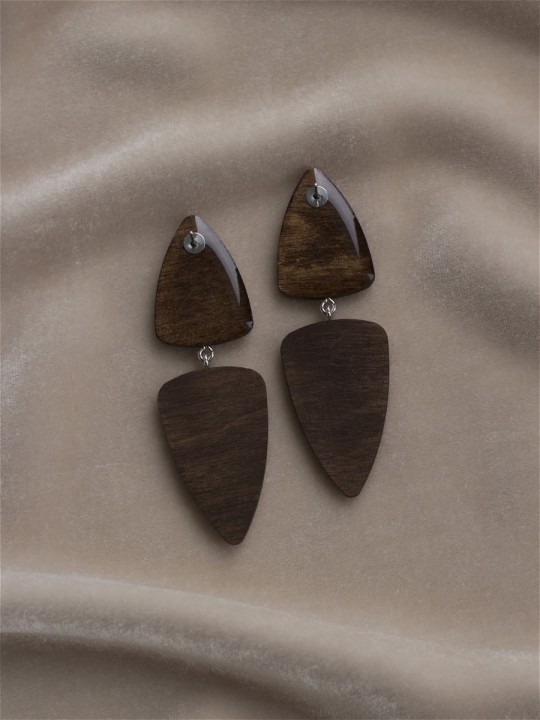 Серьги Wood fangs-2