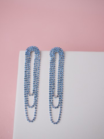Серьги Crystal Tassels