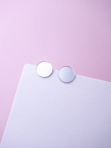 Серьги Minimalism circle 15